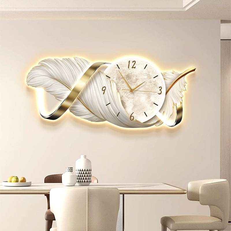 Big Size Metal Wall Art Clock  - Resin Art Clock 评论和价格