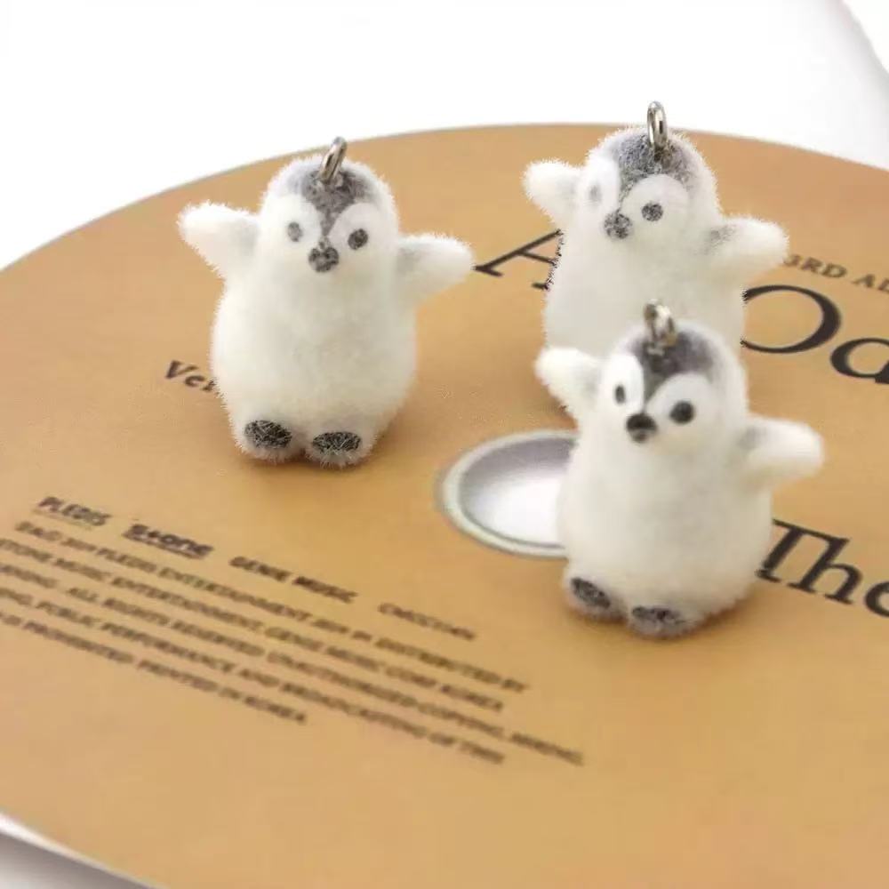 5pcs Flocking Small Penguin Re - Resin Art For Sale 评论和价格